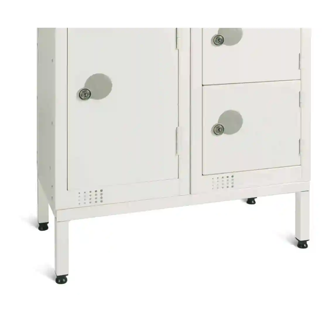 Elite White Locker Stand for Two 450mm Lockers