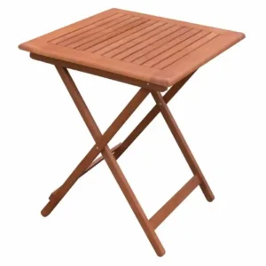Bolero 600mm Square Wooden Folding Table