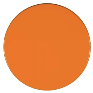 Werzalit Pre-drilled Round Table Top  Orange 700mm