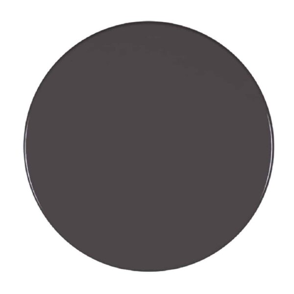 Werzalit Pre-drilled Round Table Top  Dark Grey 700mm