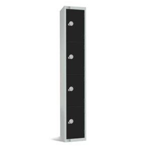 Elite Four Door Manual Combination Locker Locker Black