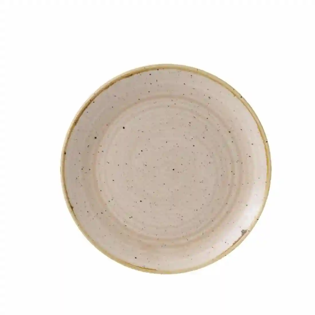 Churchill Stonecast Coupe Plate Nutmeg Cream 217mm