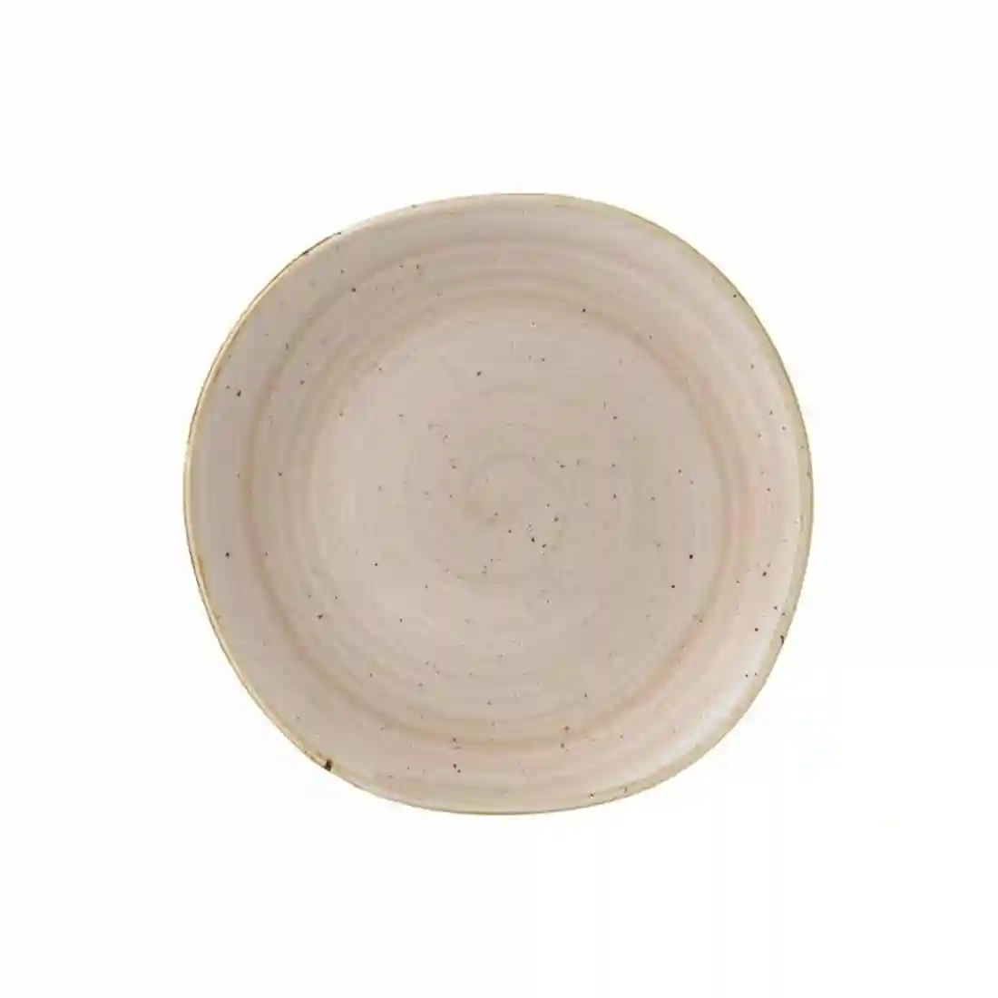 Churchill Stonecast Round Plate Nutmeg Cream 264mm