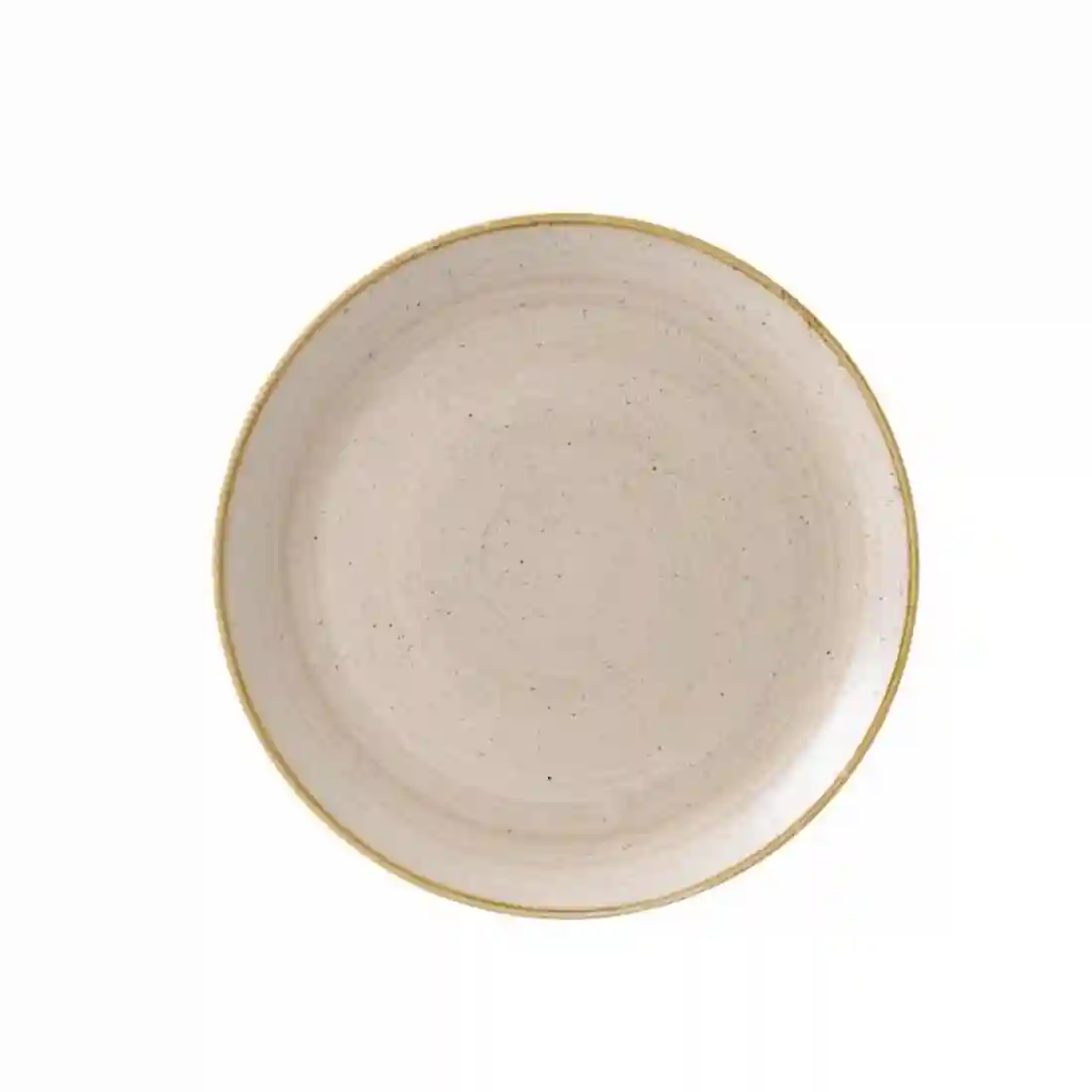 Churchill Stonecast Round Coupe Plate Nutmeg Cream 324mm
