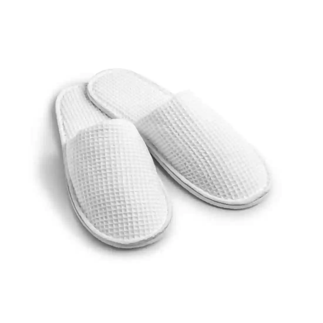 Mitre Essentials Honeycomb Slipper Closed Toe White