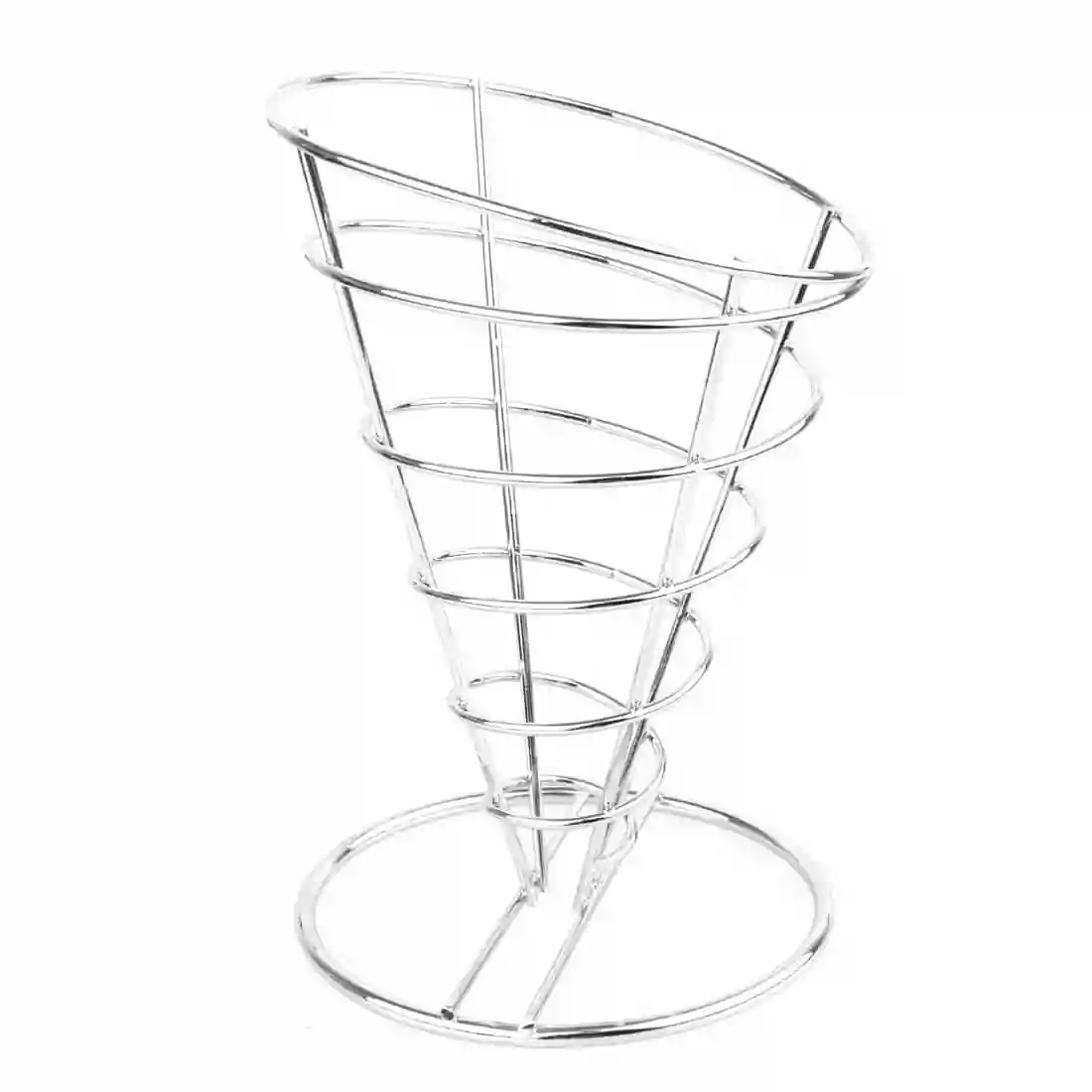 Olympia Wire Chip Cone Silver