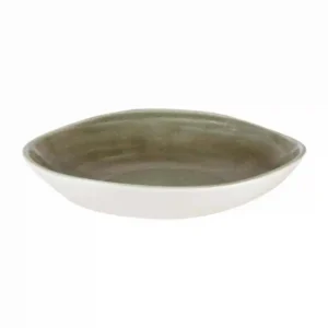 Churchill Stonecast Patina Antique Organic Round Bowls Green 253mm