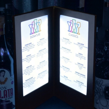 Illuminated LED Menu Covers - Image 4