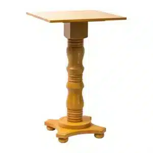 Islington Poseur Square Table Soft Oak