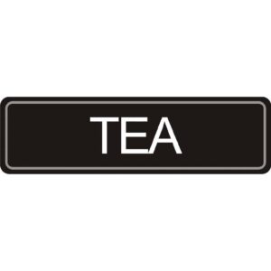 Airpot Tea label