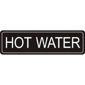 Airpot Hot Water Label