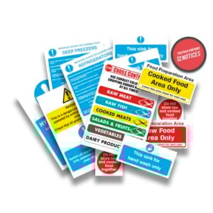 Health and Safety Signs Pack - Kitchen Sign Essentials