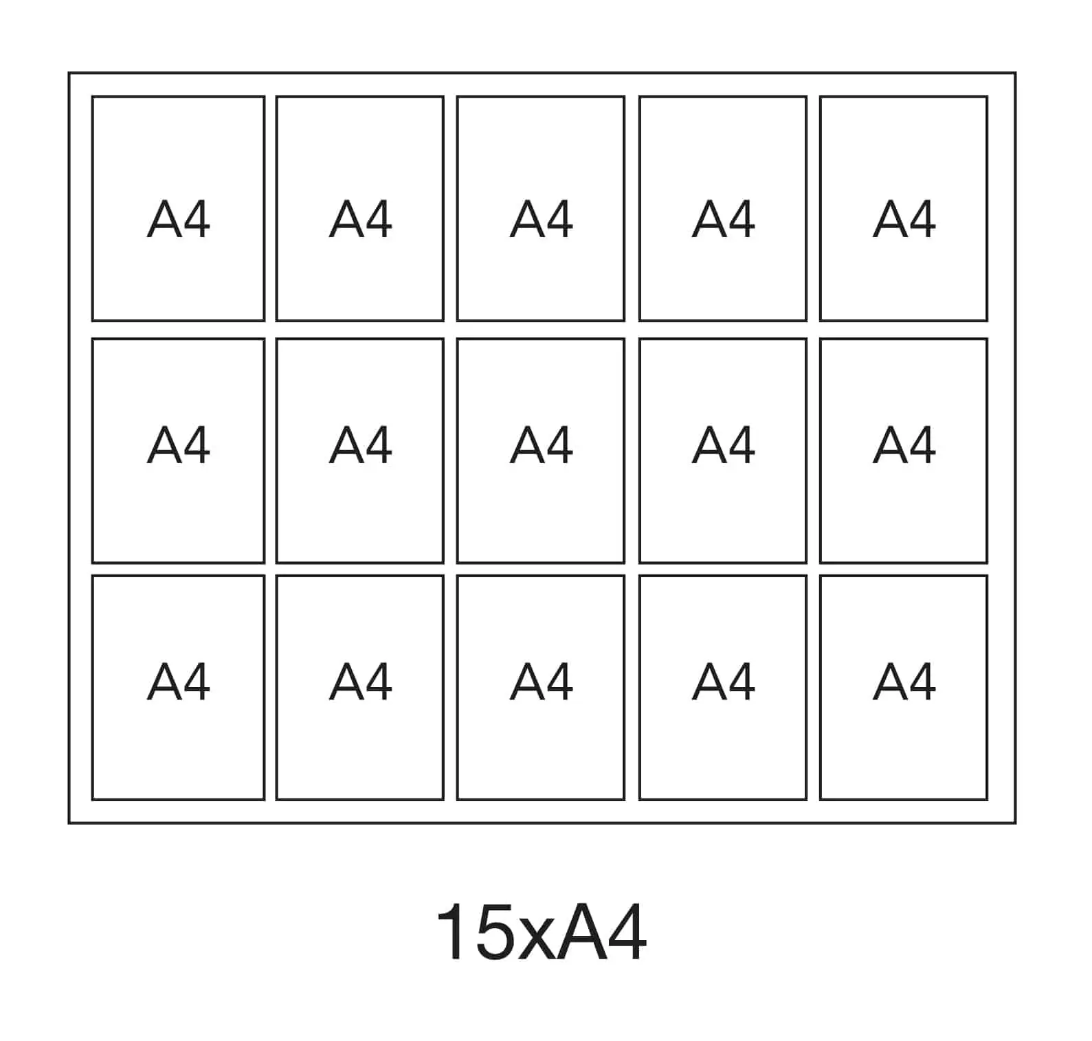 Large Wall Mounted Menu Display Case - Magnetic Dry Wipe