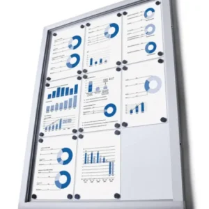 Economy Large Dry Wipe Wall Mounted Menu Display Case