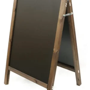 Wooden Curved Chalkboard A Board