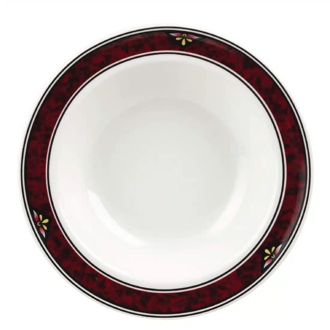 Churchill Milan Rimmed Fruit Bowls 160mm