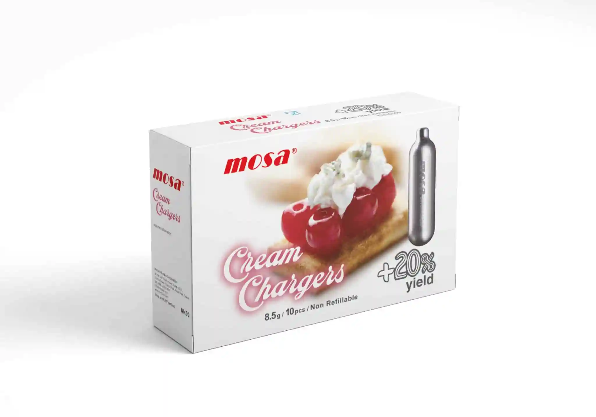 Mosa 8.5g Cream Charger Bulb 60 pack