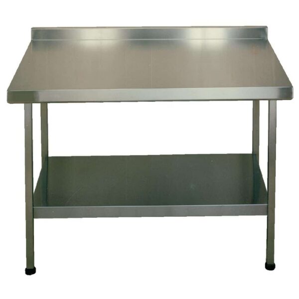 Franke Sissons Stainless Steel Wall Table with Upstand 1500x600mm