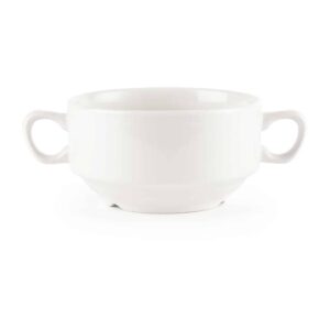 Churchill Whiteware Handled Soup Bowls 398ml