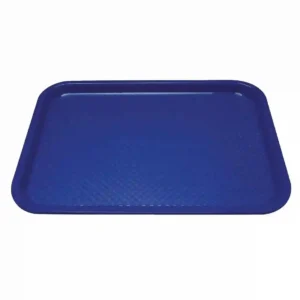 Kristallon Plastic Fast Food Tray Blue Large