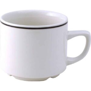 Churchill Black Line Maple Tea Cups 199ml