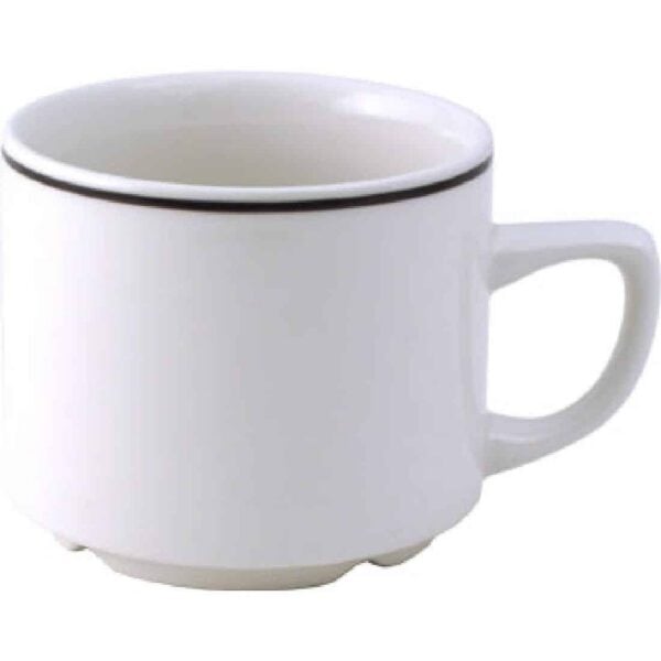 Churchill Black Line Maple Tea Cups 199ml