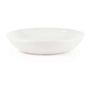 Churchill Plain Whiteware Butter Dish