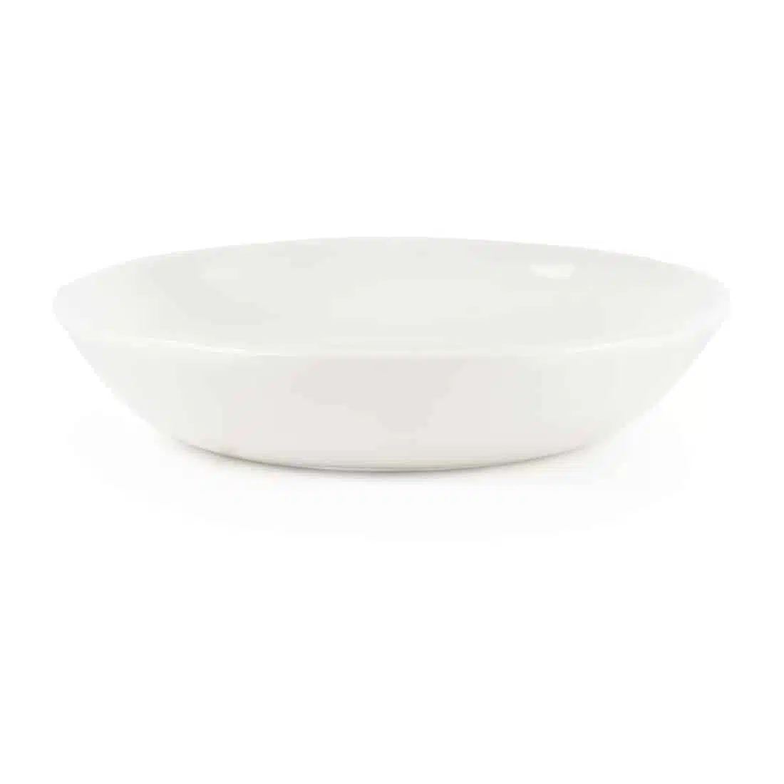 Churchill Plain Whiteware Butter Dish