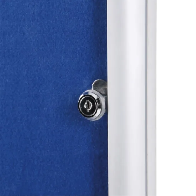 Fabric Pin Menu Display Case - Lockable