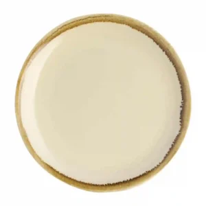 Olympia Kiln Round Coupe Plate Sandstone 230mm