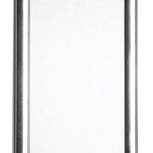 Wall Mounted Snap Frame Menu Display - Polished Silver