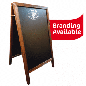 Wood Frame Blackboard A-Board - Exterior Use