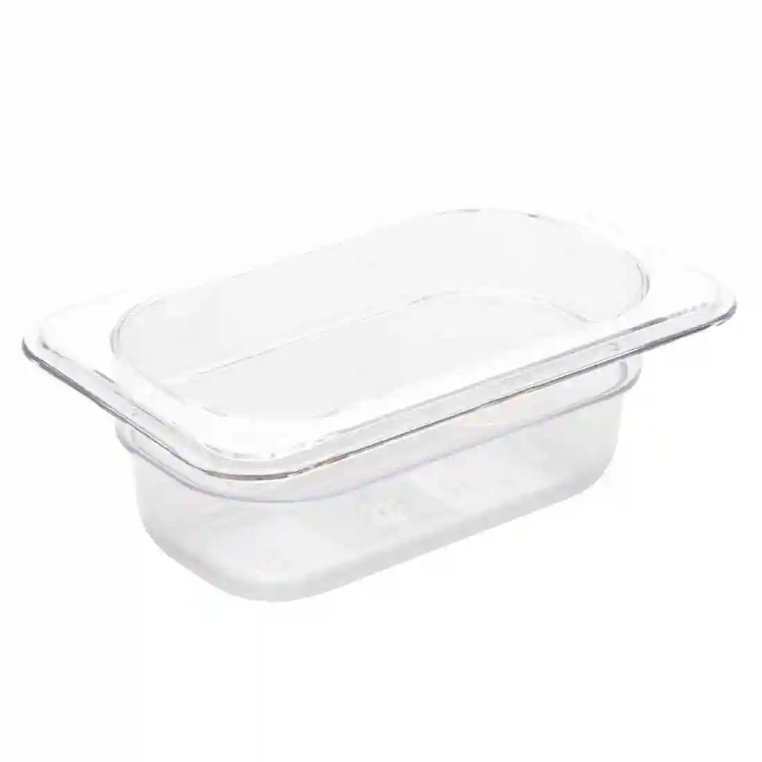 Vogue Polycarbonate 1/9 Gastronorm Container 65mm Clear