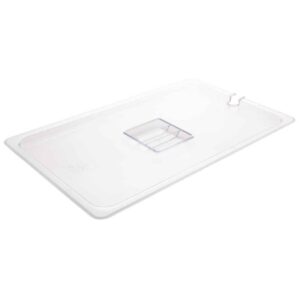 Vogue Polycarbonate 1/1 Gastronorm Lid Notched