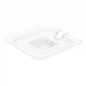 Vogue Polycarbonate 1/6 Gastronorm Lid Notched