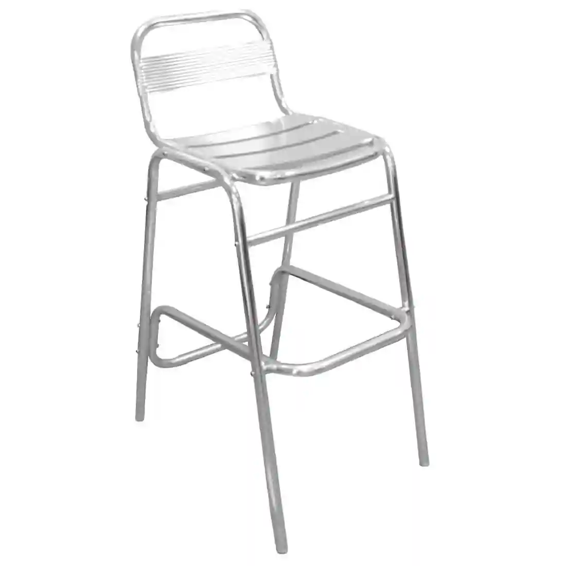 Bolero Aluminium Bar Stools (Pack of 4)