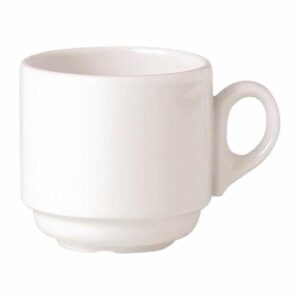 Steelite Simplicity White Atlanta Stacking Cups 212ml
