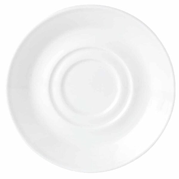 Steelite Simplicity White Low Cup Saucers 145mm