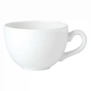 Steelite Simplicity White Low Empire Cups 227ml