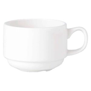 Steelite Simplicity White Stacking Slimline Cups 200ml