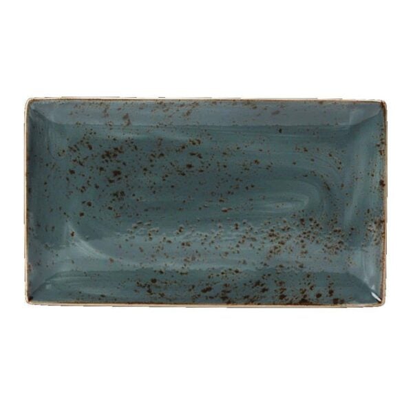 Steelite Craft Blue Rectangular Platters 330x 190mm