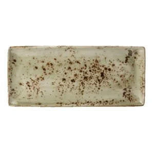 Steelite Craft Green Rectangular Platters 370 x 165mm