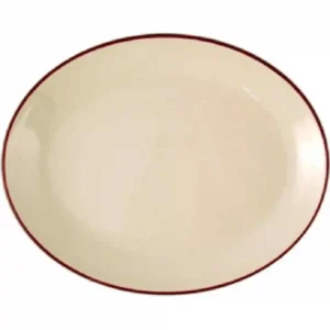 Steelite Claret Empire Oval Coupe Dishes 280mm