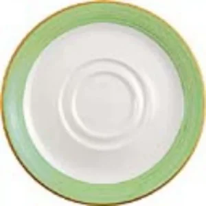 Steelite Rio Green Low Cup Saucers 145mm