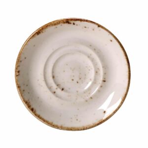 Steelite Craft White Saucer Double Well Small