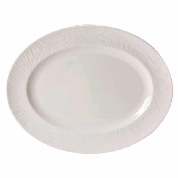 Steelite Optik Oval Plates 340mm