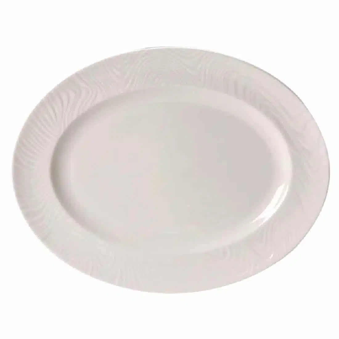 Steelite Optik Oval Plates 340mm