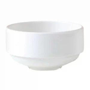 Steelite Monaco White Stacking Unhandled Soup Cups 285ml