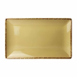 Steelite Terramesa Rectangle Plate Wheat 330 x 190mm