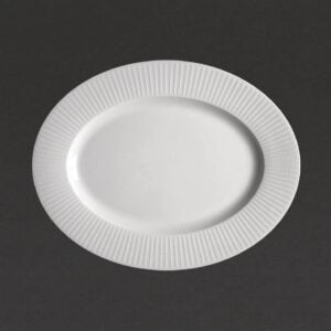 Steelite Willow Oval Plate. length 330mm.
